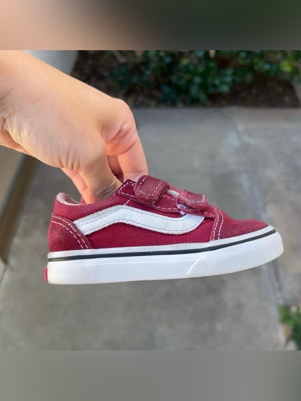 Vans toddler shoes kids Velcro
